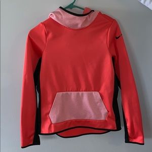 Girls Dri-fit Nike hoodie. Size XL. Coral